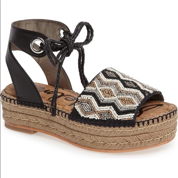 Sam Edelman Shoes - Sam Edelman Neera Espadrille 11 Beaded Sandal